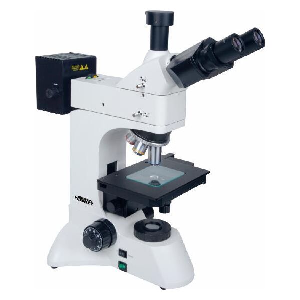Insize metallurgical microscope, bright & dark field objectives